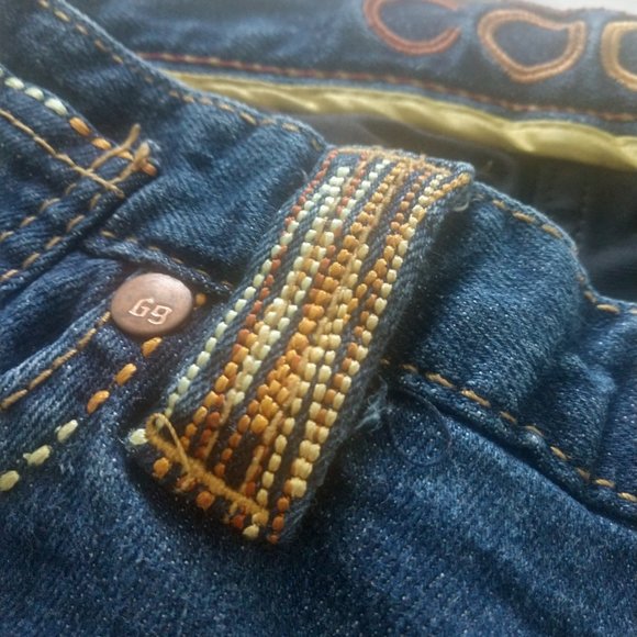 COOGI Embroidered Straight-Leg Jeans - Size 1/2 - Picture 4 of 10